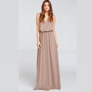 Show Me Your MuMu Kendall Maxi Dress/ Dune Chiffon